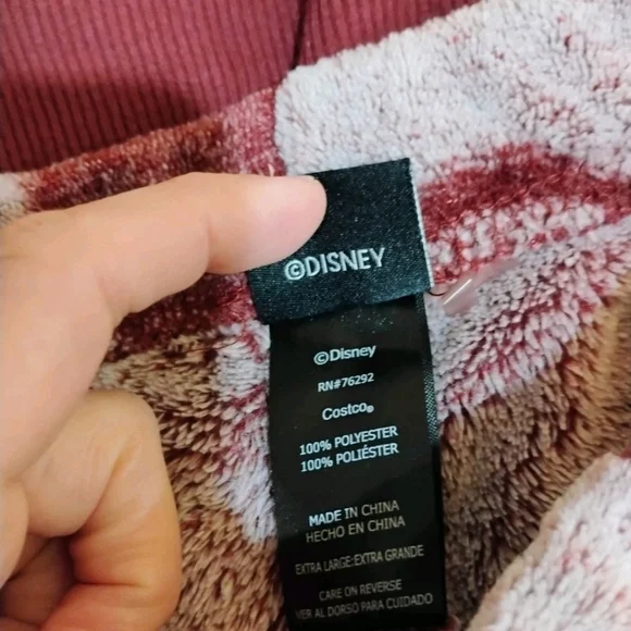 Disney Maroon and Cream Mickey Mouse Pajama Set - Picture 11 of 16